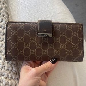 Vintage Gucci Brown Wallet